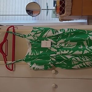 BIG SALE  $$$ Lilly Pulitzer Summer Jumpsuit ☀️ Size XL, Color Green & White